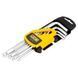 Набор Г-подоб. ключей длинных с шаром HEX 10 ед. (1,27 мм-10 мм) JCB Tools JCB-5102LB 59742 фото 2
