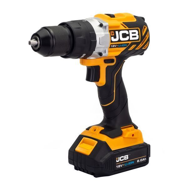 Аккумуляторная дрель-шуруповерт с комплектом JCB Tools JCB-18BLCD-2XB-E 57235 фото