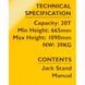 Подставка ремонтная 20т JCB Tools JCB-TZ200012 59573 фото 4
