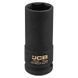 Гoлoвкa тopцeвa удapнa глибока тонкостінна 1/2" 22 мм (6-гранна) JCB Tools JCB-4458522TH 59531 фото 1