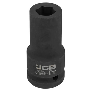 Головка торцевая глубокая ударная 3/4" 17 мм (6-гранная) JCB Tools JCB-46510017 60562 фото