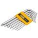 Haбир Г-подоб. ключей TORX 7ед. (T10H-T40H) JCB Tools JCB-5071 59311 фото 2
