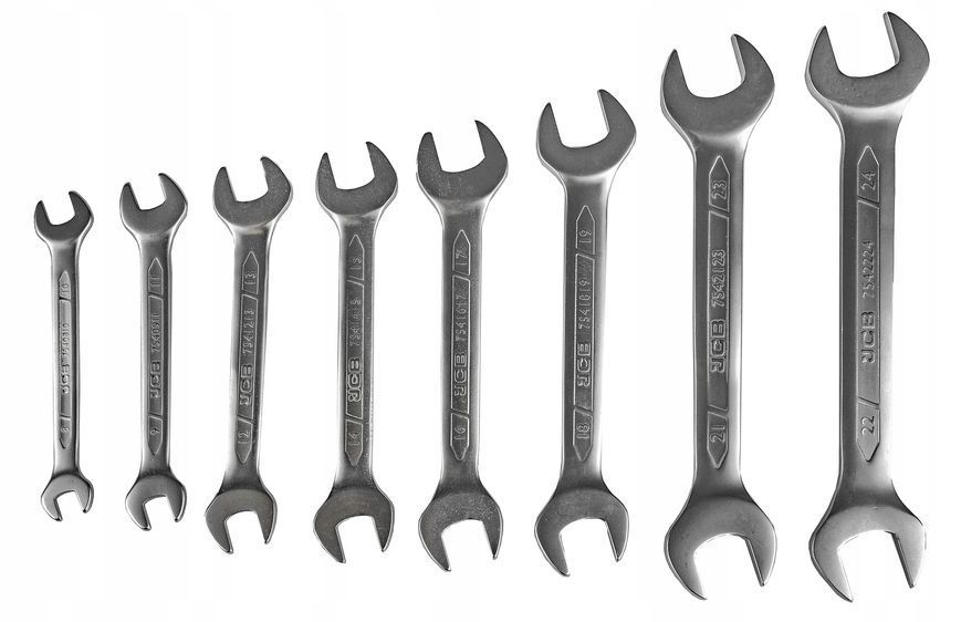 набор рожковых ключей в чехле 8 ед. (8-24 мм) JCB Tools JCB-5084P 61294 фото