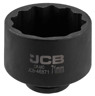 Головка торцевая ударная 3/4" 71 мм (12-гранная) JCB Tools JCB-46871 65601 фото