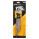Haбир Г-подоб. ключей удлиненных HEX 9 ед. (1,5-10 мм) JCB Tools JCB-5093XL 59313 фото 1