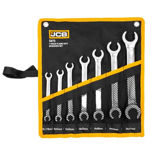 набор разрезных ключей в чехле 7 ед. JCB Tools JCB-5075 61297 фото
