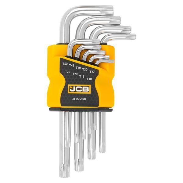 Haбіp Г-подіб. ключів TORX 9 од. (T10H-T50H) JCB Tools JCB-5098 59315 фото