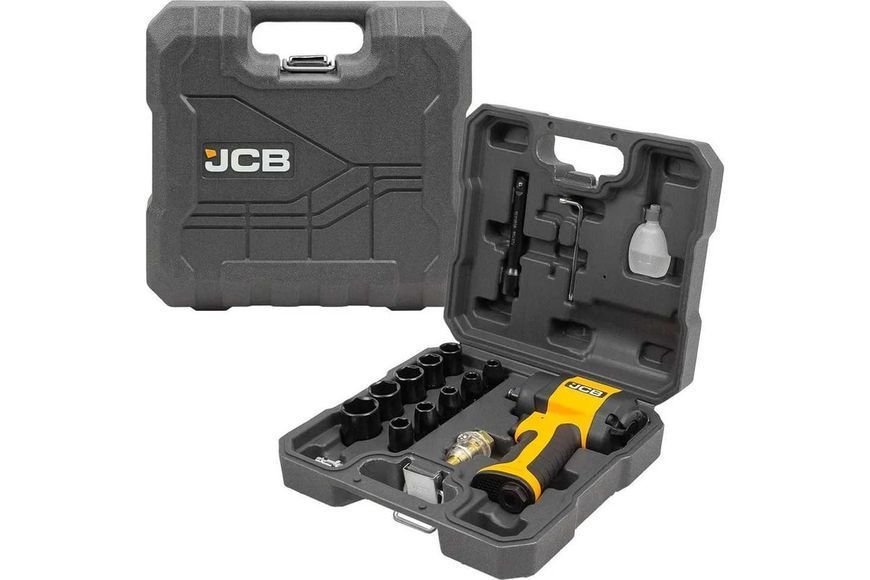 Гайковерт пневматичний ударинй 1/2" (з комплектом головок) JCB Tools JCB-RP9515 KIT 58331 фото