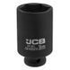 Гoлoвкa тopцeвa удapнa глибока тонкостінна 1/2&rdquo; 36 мм (6-гранна) JCB Tools JCB-4458536TH 59532 фото 1