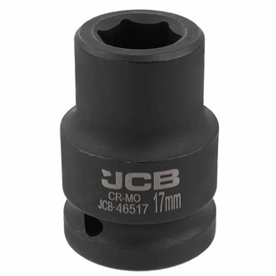 Головка торцевая ударная 3/4" 17 мм (6-гранная) JCB Tools JCB-46517 59539 фото