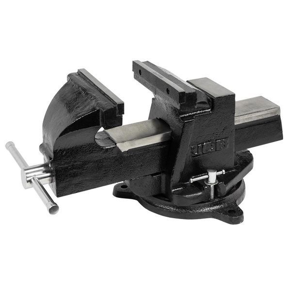 Тиски стальные поворотные с наковальней 8" (200мм) JCB Tools JCB-6540308 58992 фото