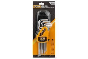 Набір Г-подіб. довгих HEX 10 од. (1,27 мм-10 мм) JCB Tools JCB-5102L 59741 фото