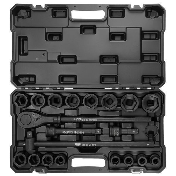 Набор инструментов ударных 21 ед. 3/4" (6гр.) JCB Tools JCB-6213-5MPB 59075 фото