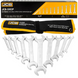 набор рожковых ключей в чехле 10 ед. (6-27 мм) JCB Tools JCB-5102P 61290 фото 1