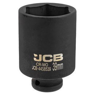 Головка торцевая ударная глубокая 1/2" 39мм (6-гранная) JCB Tools JCB-4458539 59497 фото