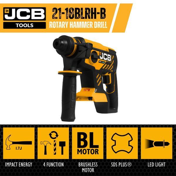 Аккумуляторный перфоратор JCB Tools JCB-18BLRH-B 57258 фото