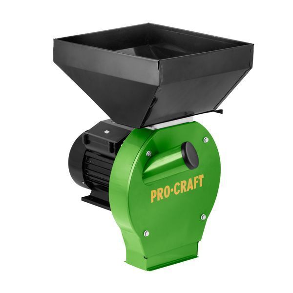 Зернодробілка електрична PROCRAFT PCM 3000 Кормоподрібнювач для зернових і качанів кукурудзи 5 сит PCM3000 фото