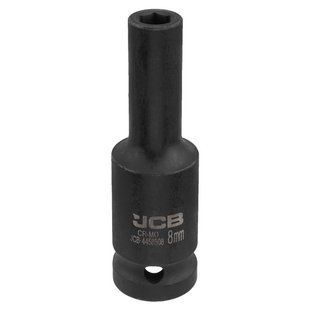 Головка торцевая ударная глубокая 1/2" 8 мм (6-гранная) JCB Tools JCB-4458508 59469 фото