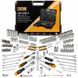 Набір інструменту комбінований 218 од. 1/4", 3/8", 1/2" (6-гр.) (4-22 мм) JCB Tools JCB-42182-5 59720 фото 1
