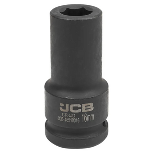 Головка торцевая ударная глубокая 3/4" 16 мм (6-гранная) JCB Tools JCB-46510016 59799 фото