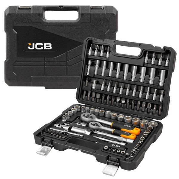 набор инструментов 108 ед. 1/4", 3/8" (6-гр.) (4-22 мм) JCB Tools JCB-41082-5DS 59719 фото