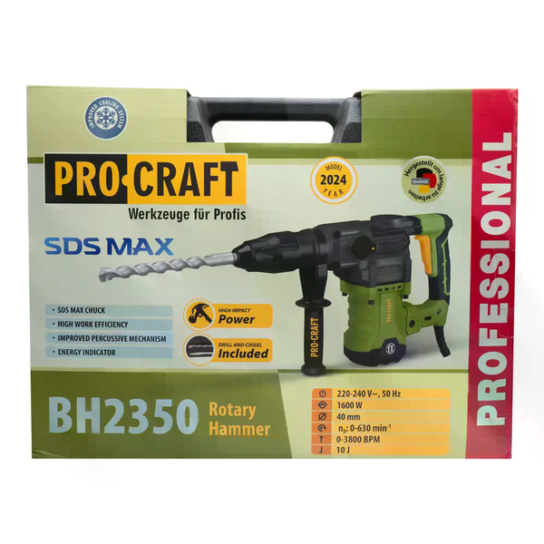 Перфоратор Procraft BH2350 SDS MAX Universal BH2350 SDS MAX Universal фото