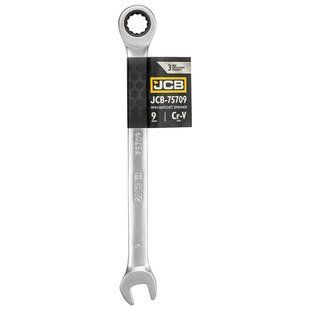 Ключ гайковий з тріскачкою 9 мм JCB Tools JCB-75709 58147 фото