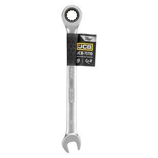 Ключ гайковий з тріскачкою 10 мм JCB Tools JCB-75710 58148 фото