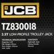 Домкрат подкатной гидравлический 2,5т JCB Tools JCB-TZ830018 58059 фото 6