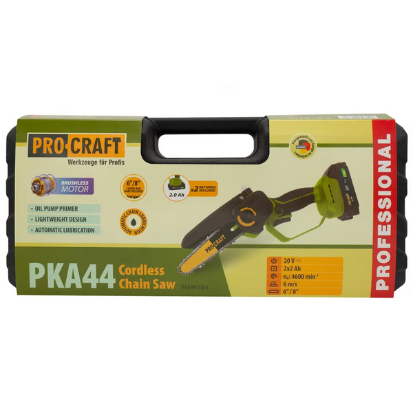 Акумуляторна мініпила Procraft PKA44 (2акб 2аг) Кейс + Подовжувач телескопічний Procraft EP2.0 PKA44_2akb2a+EP2.0 фото