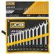 набор ключей рожково-накидных в чехле 12 ед. (8-24 мм) JCB Tools JCB-5121P 57158 фото 1