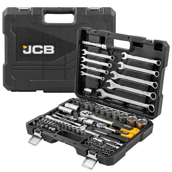 набор инструментов 82 ед. 1/4", 1/2" (6гр.) JCB Tools JCB-4821-5 56913 фото