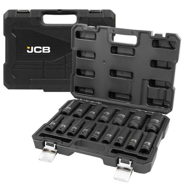 набор головок ударных глубоких 16 ед. 1/2" (6-гр.) JCB Tools JCB-4169-5MPB 60552 фото