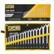 Набір ключів рожково-накидних в чохлі 16 од. (6-24 мм) JCB Tools JCB-5161P 57162 фото 1