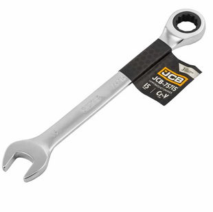 Ключ гаечный с трещоточкой 15 мм JCB Tools JCB-75715 58153 фото