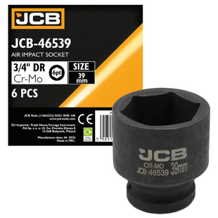 Головка торцевая ударная 3/4" 39 мм (6-гранная) JCB Tools JCB-46539 59822 фото