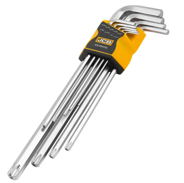 Haбир Г-подоб. ключей HEX/TORX 9 ед. JCB Tools JCB-5093TXL 60957 фото