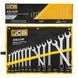 Набір ключів рожково-накидних в чохлі 14 од. (10-32 мм) JCB Tools JCB-5141P 57160 фото 1