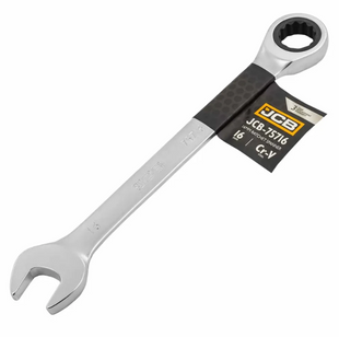 Ключ гаечный с трещоточкой 16 мм JCB Tools JCB-75716 58154 фото