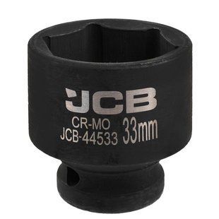 Головка торцевая ударная 1/2" 33 мм (6-гранная) JCB Tools JCB-44533 60556 фото