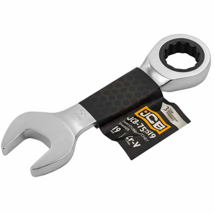Ключ гайковий короткий з тріскачкою 19 мм JCB Tools JCB-757S19 58212 фото