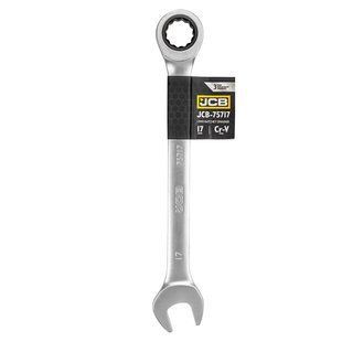 Ключ гаечный с трещоточкой 17 мм JCB Tools JCB-75717 58155 фото