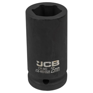 Головка торцевая ударная глубокая 3/4" 25 мм (6-гранная) JCB Tools JCB-46510025 59805 фото
