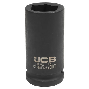 Головка торцевая ударная глубокая 3/4" 26 мм (6-гранная) JCB Tools JCB-46510026 59806 фото