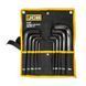 Haбир Г-подоб. ключей HEX 10 ед. (6-22 мм) в чехле JCB Tools JCB-5107 60960 фото 2
