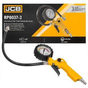 Пістолет для вимірювання тиску в шинах JCB Tools JCB-RP8037-2 58323 фото