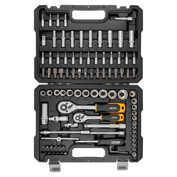 Набір інструментів 94 од. 1/4", 3/8" (6-гр.) (4-22 мм) JCB Tools JCB-4941-5DS 59718 фото