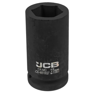 Головка торцевая ударная глубокая 3/4" 27 мм (6-гранная) JCB Tools JCB-46510027 59807 фото