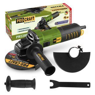 Углошлифовальная машина бесщеточная Procraft PW2200 125 мм PW2200  фото