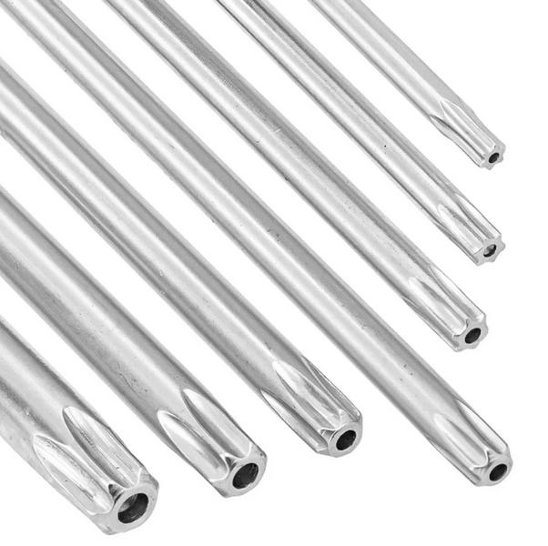 Haбир Г-подоб. ключей удлиненных с отверстием TORX 7 ед. (T10H-T40H) JCB Tools JCB-5071TL 60962 фото